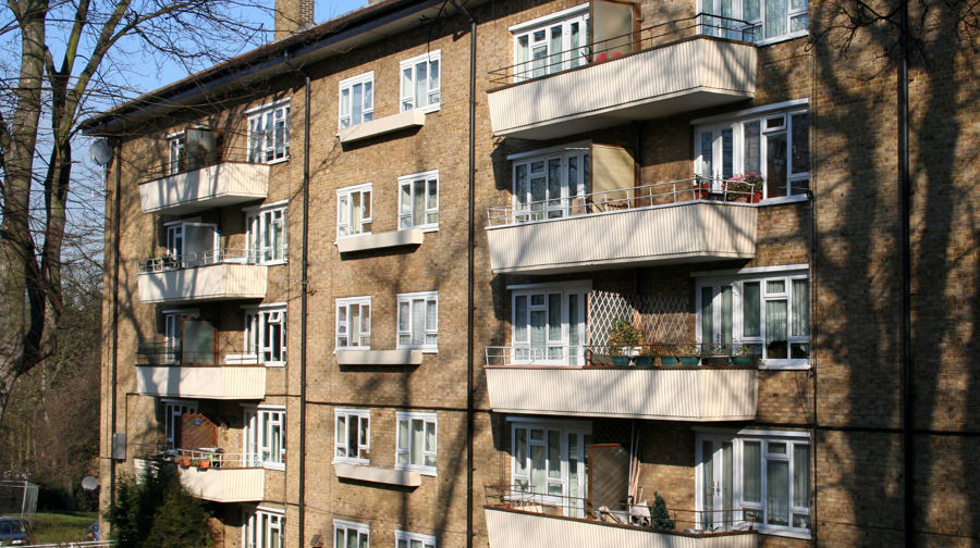 A social housing block